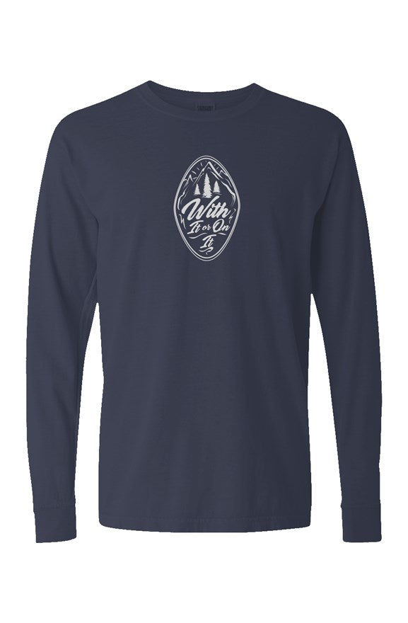 Denim Pigment Dyed Heavyweight Long Sleeve Mountai