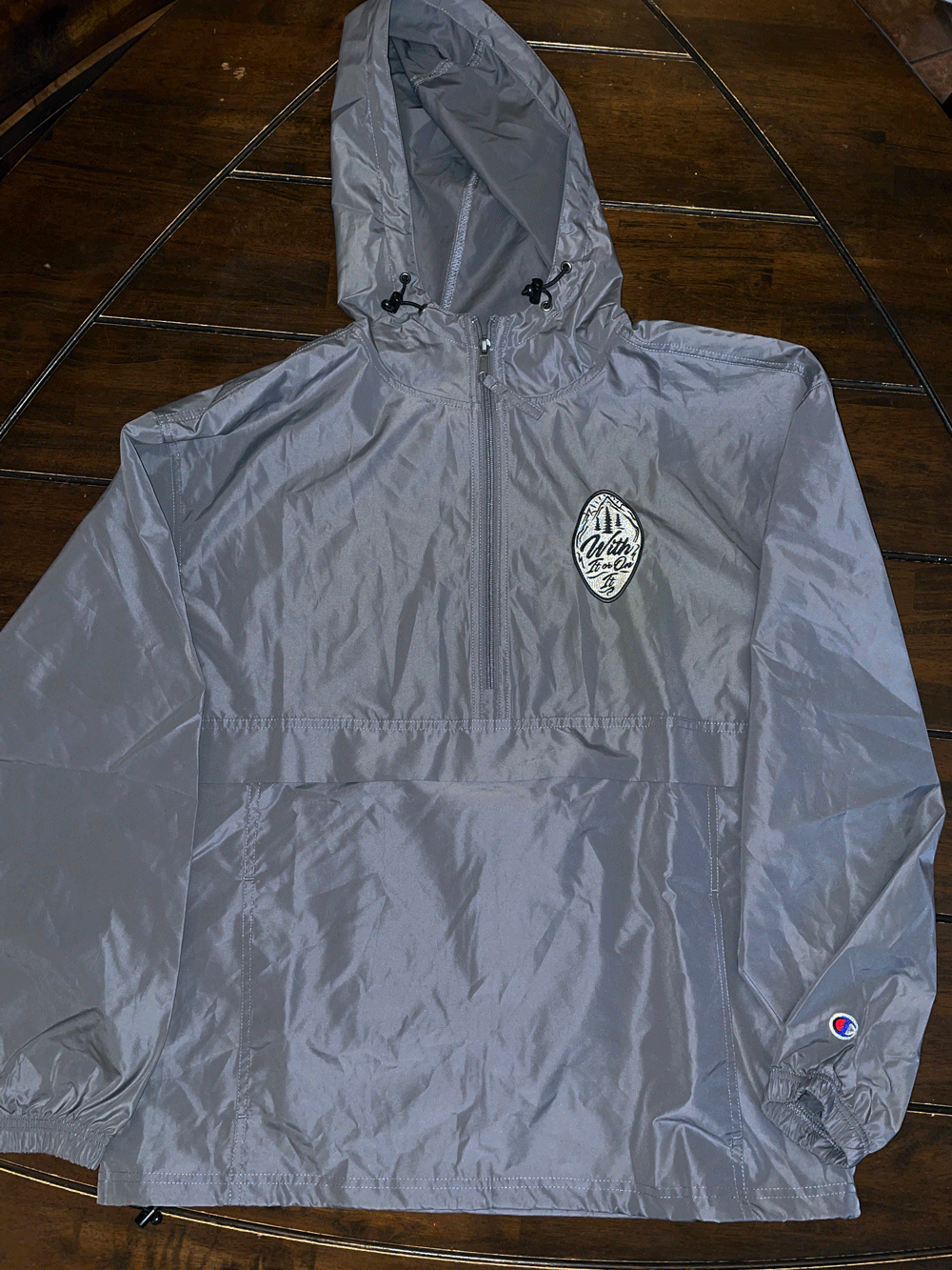 Embroidered Champion Packable Jacket - Mountain Crest