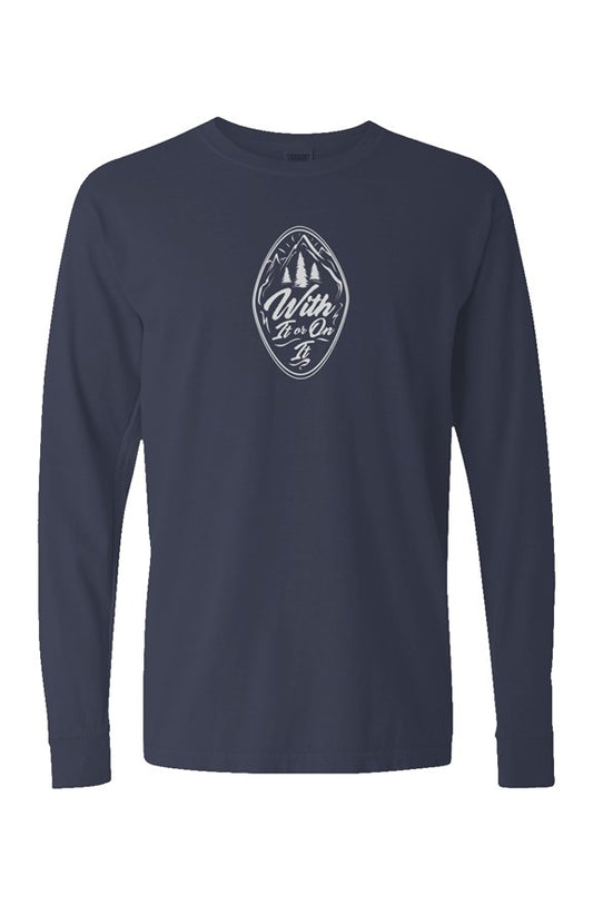 Denim Pigment Dyed Heavyweight Long Sleeve Mountai