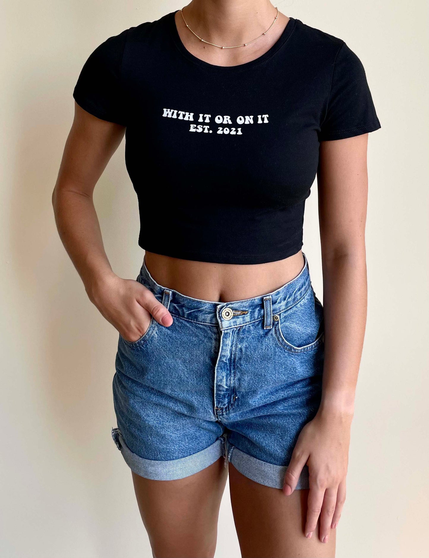 Groovy Women’s Crop Tee