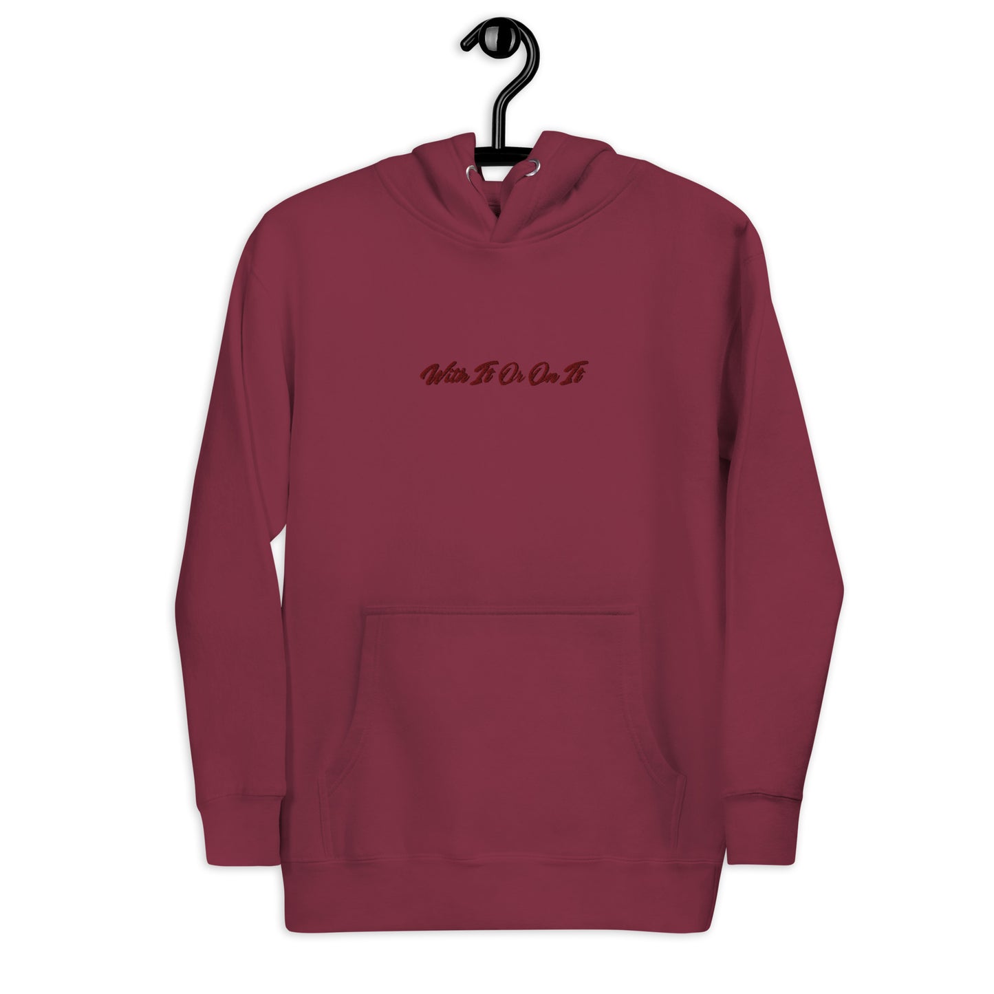 Heritage Monochrome Hoodie - Maroon